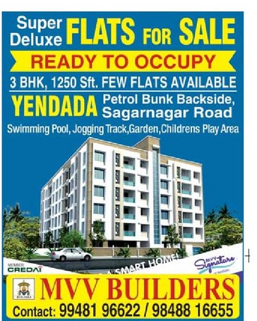 MVV BUILDERS,MVV BUILDERSFlats For Sale,MVV BUILDERSFlats For Saleyandada, MVV BUILDERS contact details, MVV BUILDERS address, MVV BUILDERS phone numbers, MVV BUILDERS map, MVV BUILDERS offers, Visakhapatnam Flats For Sale, Vizag Flats For Sale, Waltair Flats For Sale,Flats For Sale Yellow Pages, Flats For Sale Information, Flats For Sale Phone numbers,Flats For Sale address