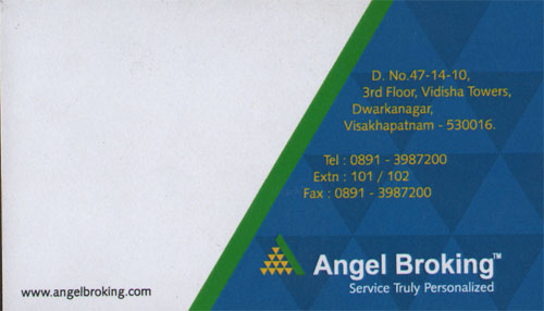 ANGEL BROKING,ANGEL BROKING,ANGEL BROKINGDwarakanagar, ANGEL BROKING contact details, ANGEL BROKING address, ANGEL BROKING phone numbers, ANGEL BROKING map, ANGEL BROKING offers, Visakhapatnam , Vizag , Waltair , Yellow Pages,  Information,  Phone numbers, address